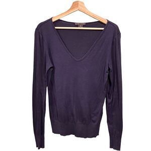 Vintage Ralph Lauren V-neck Long Sleeve Sweater in Size Medium Made in USA